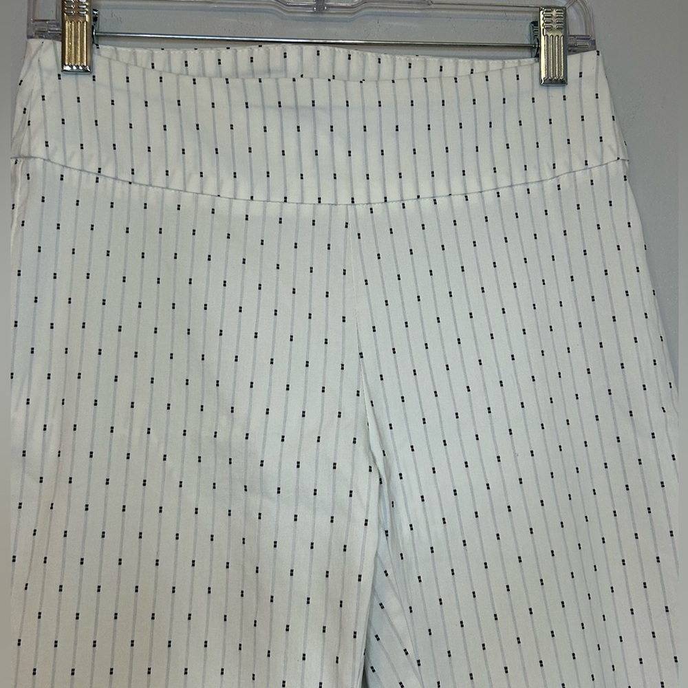 Zac & Rachel Women’s Striped Pull-On Ankle Pants – Size 6 - Picture 3 of 4
